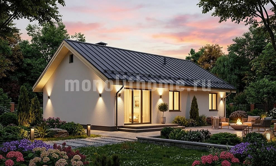 Дом  Тренд 2 одноэтажный 7x12