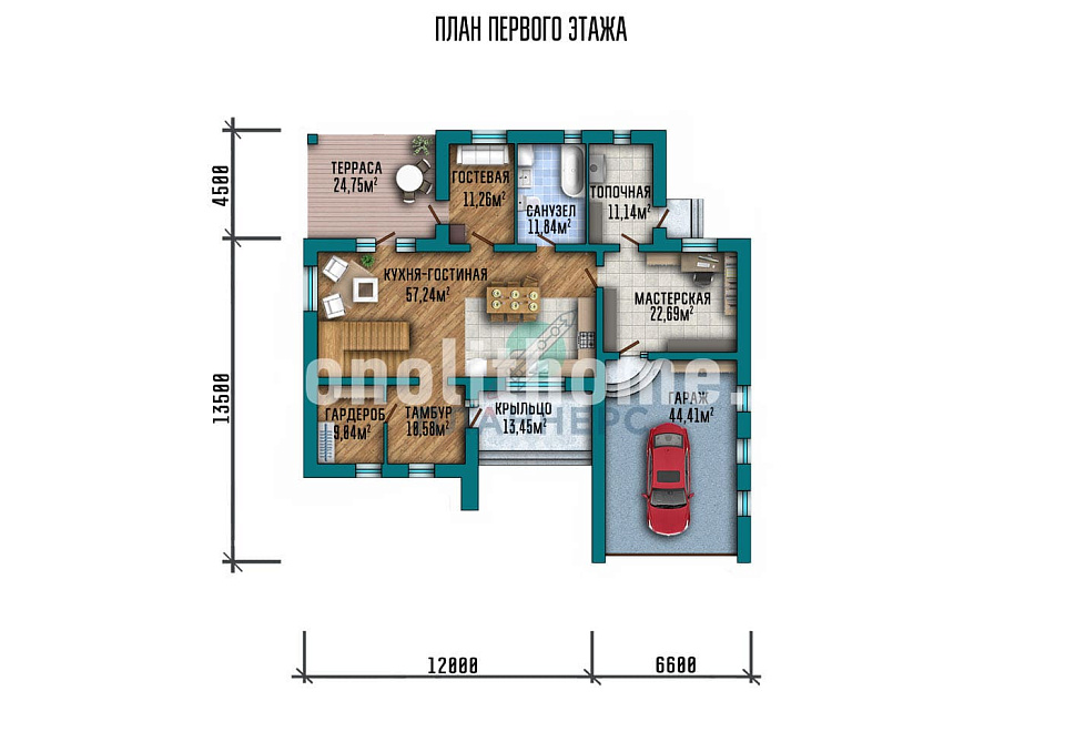 Проект дома Заречный-2 — 1