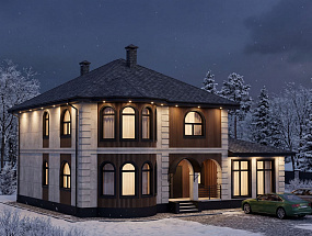 Проект дома Жаворонки 3 — 2