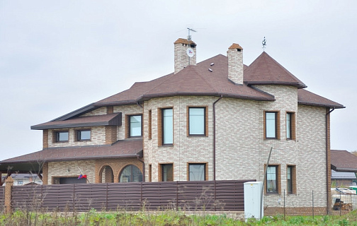 Строительство коттеджей из кирпича