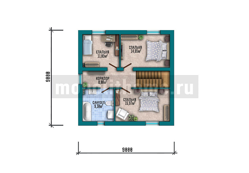 Проект дома Симметрия 2 — 2