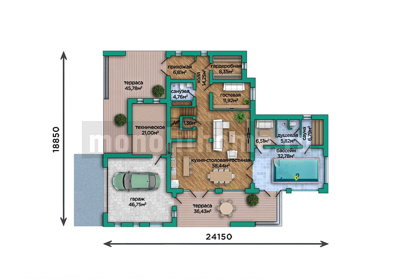 Проект дома Нолис 2 — 1