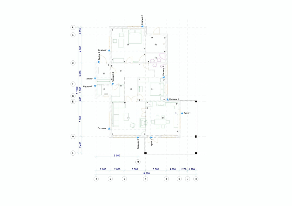 Проект дома Лахти 11 — 1