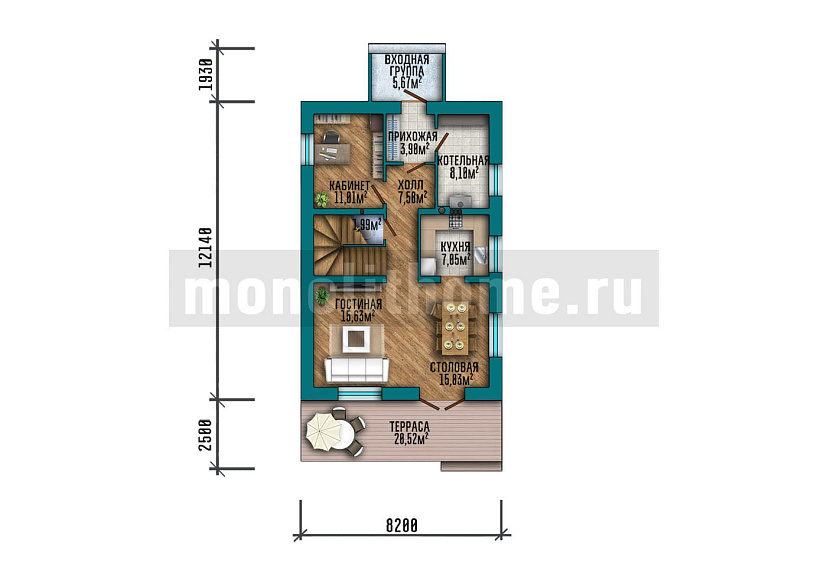 Проект дома Рондар 2 — 1