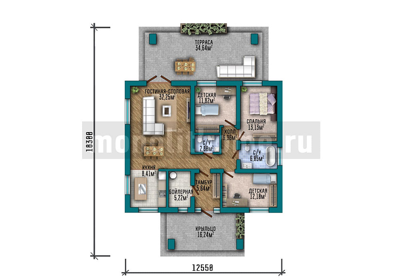 Проект дома Архон 2 — 1
