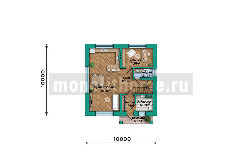 Проект дома Компас 2 — 1