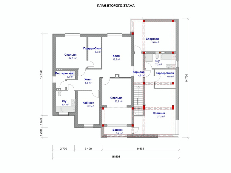 Проект дома Орли — 2