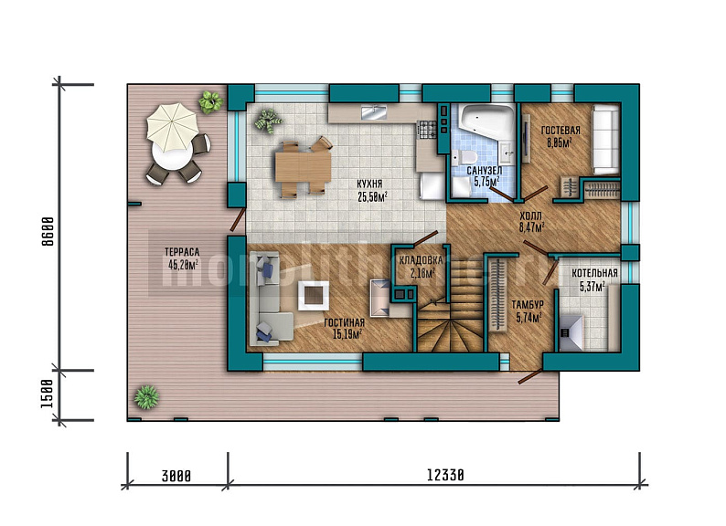 Проект дома Архитек 2 — 1