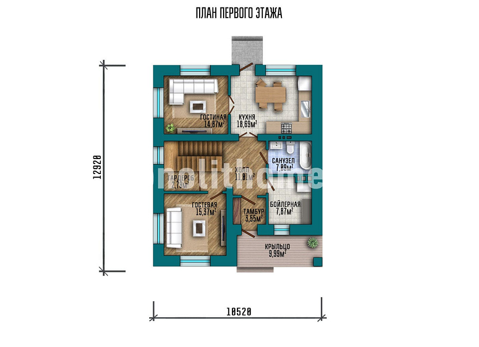Проект дома Лесково-2 — 1