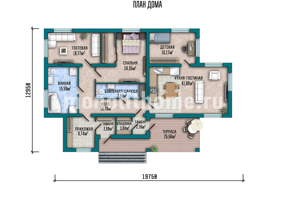 Проект дома Адонис-2 — 1