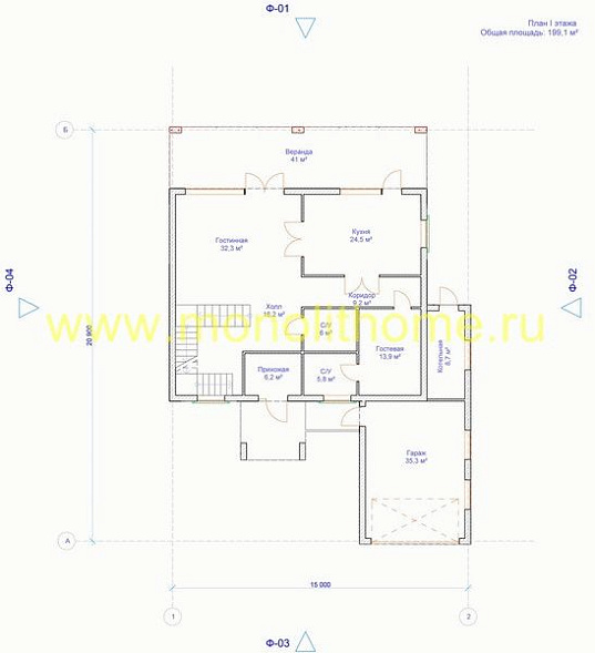 Проект дома Мякинино 3 — 1