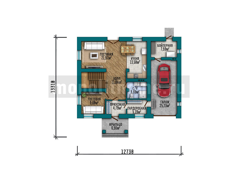 Проект дома Кастор 2 — 1
