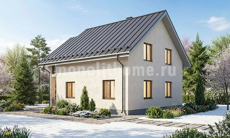 Дом  Урбан 2 одноэтажный 11х11