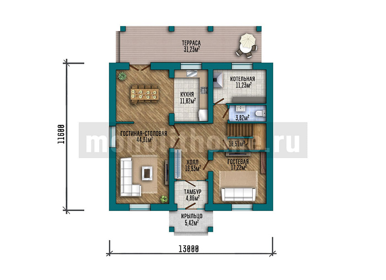 Проект дома Модус 2 — 1
