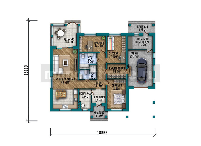 Проект дома Прайм 2 — 1