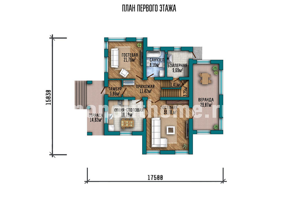 Проект дома Корт — 1