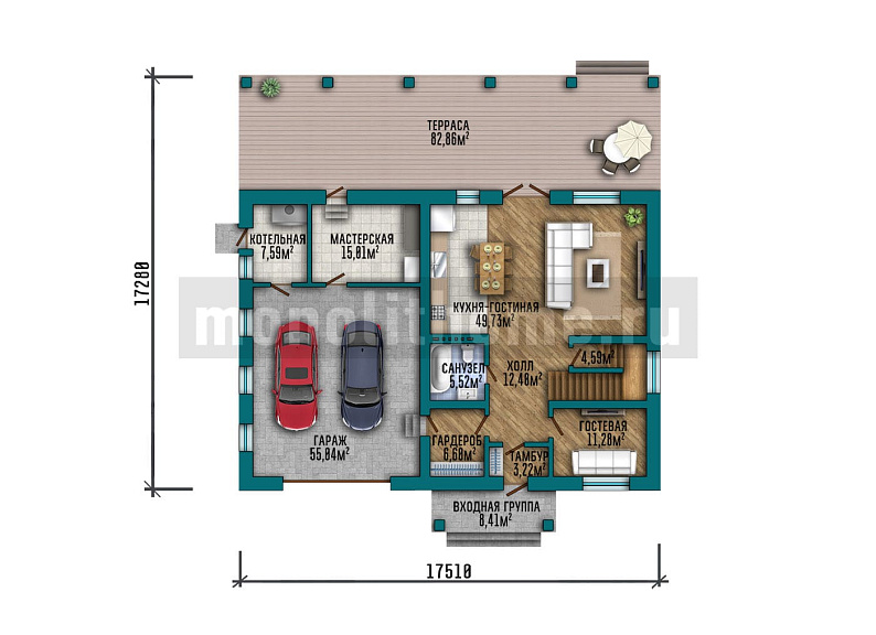 Проект дома Монтев 2 — 1