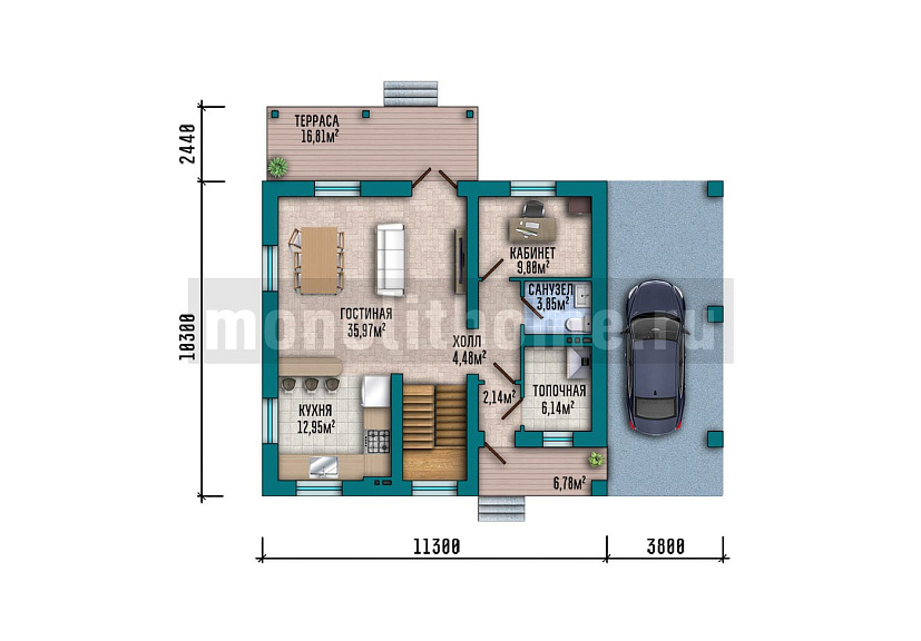 Проект дома Резиденс 2 — 1