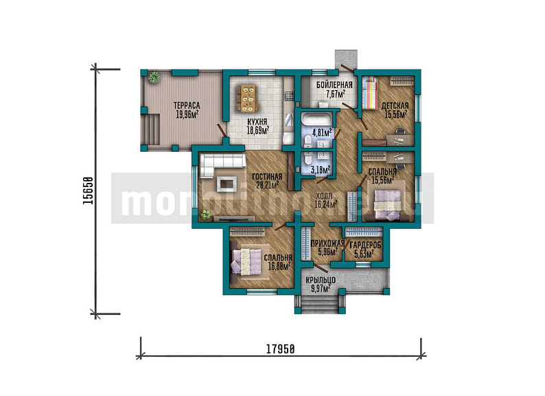 Проект дома Сканди 2 — 1