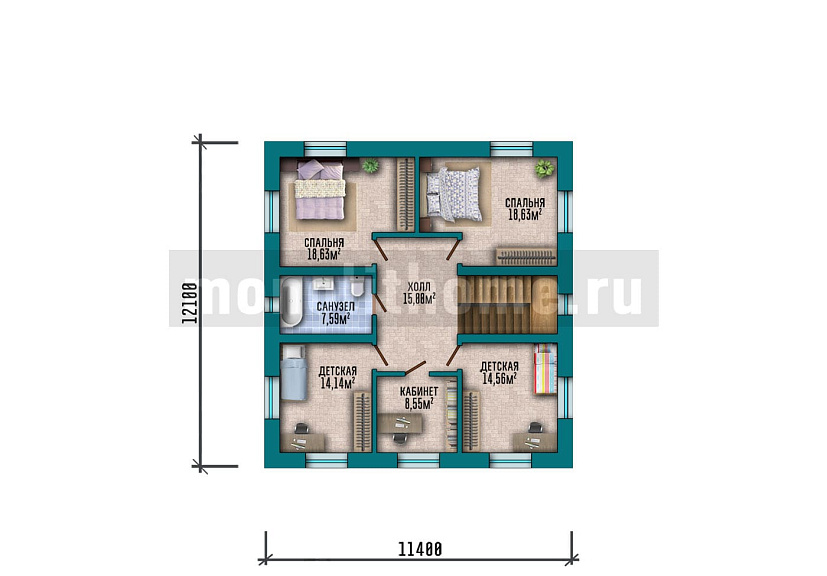 Проект дома Форма 2 — 2