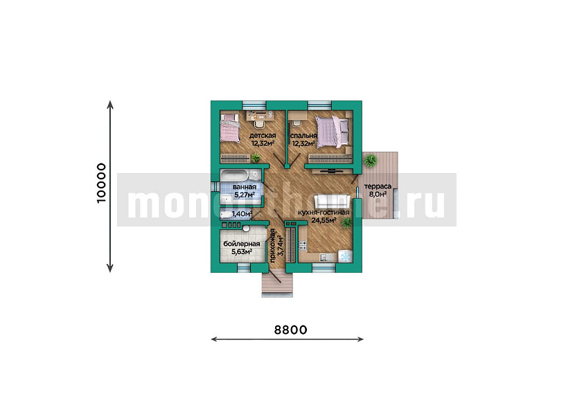 Проект дома Аурис 2 — 1