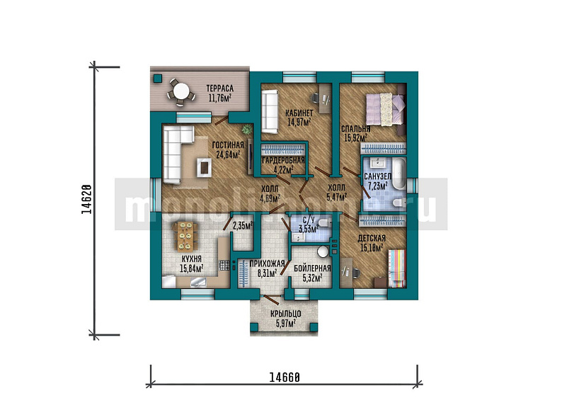 Проект дома Престиж 2 — 1