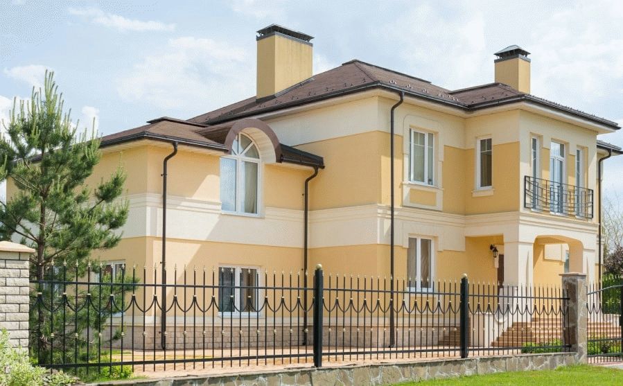 Готовый дом из газобетона